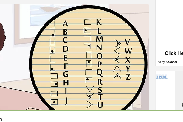 pigpen code (correct) Blank Meme Template