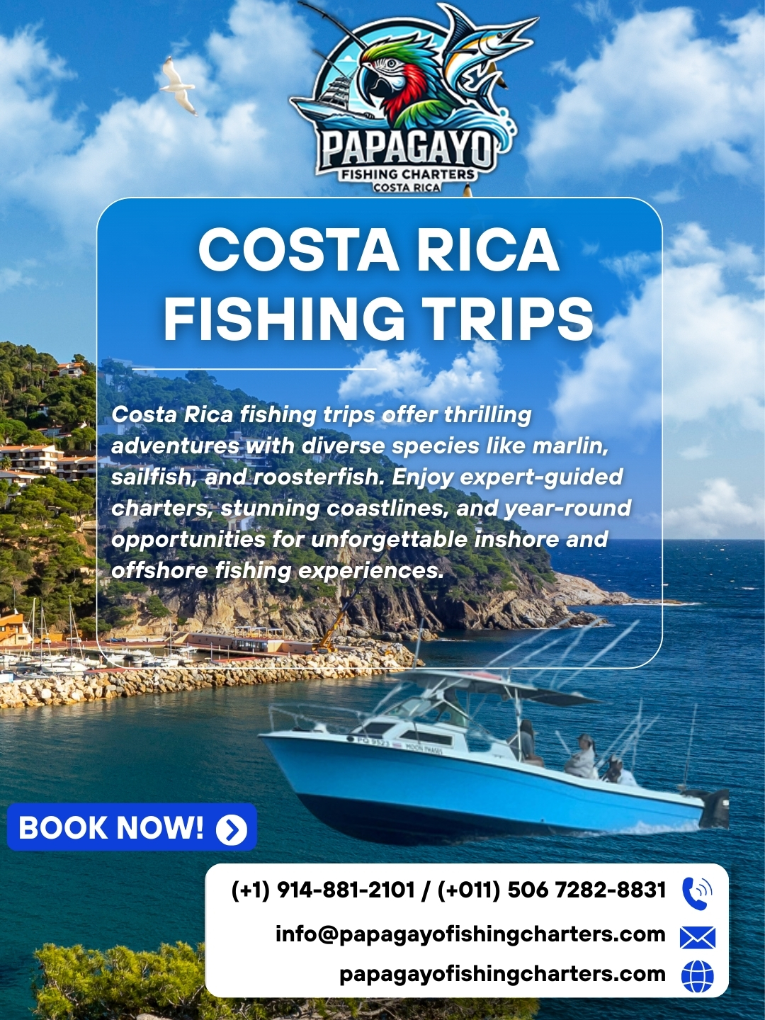 Costa Rica Fishing Trips Blank Meme Template
