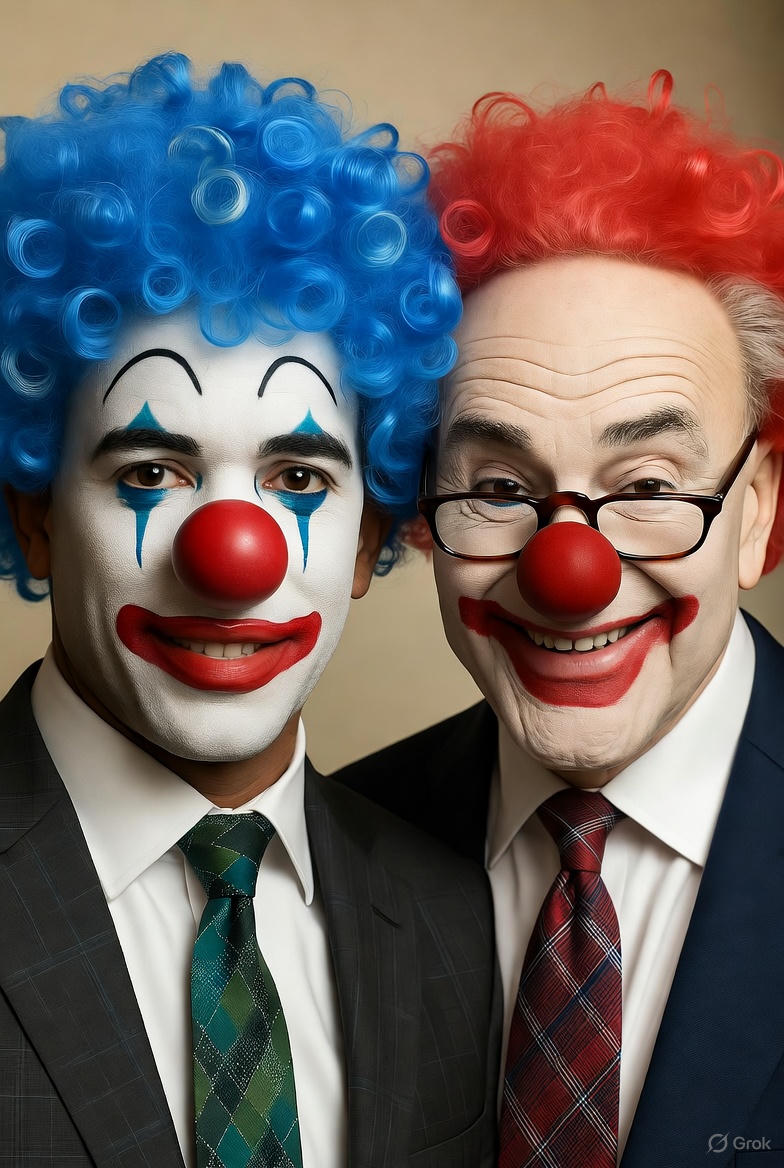 Temu Clowns Blank Meme Template