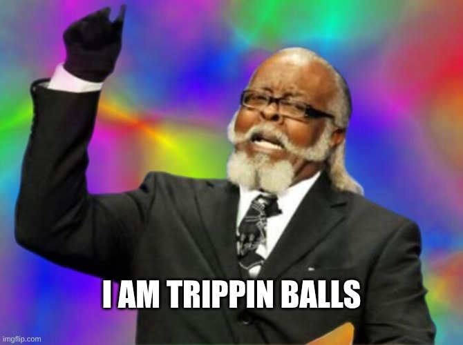 After Reading Carlos Castaneda | I AM TRIPPIN BALLS | image tagged in too damn high,trippin',balls,experience,spirituality,mystic messenger | made w/ Imgflip meme maker