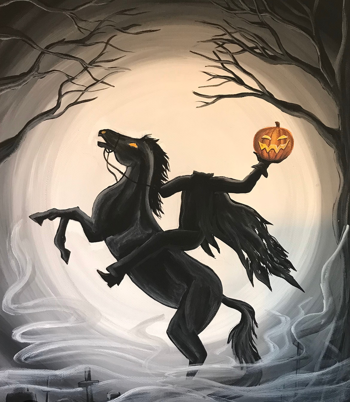 Headless Horseman Blank Meme Template