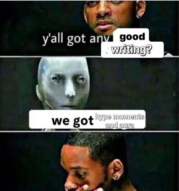 hype moments and aura Blank Meme Template
