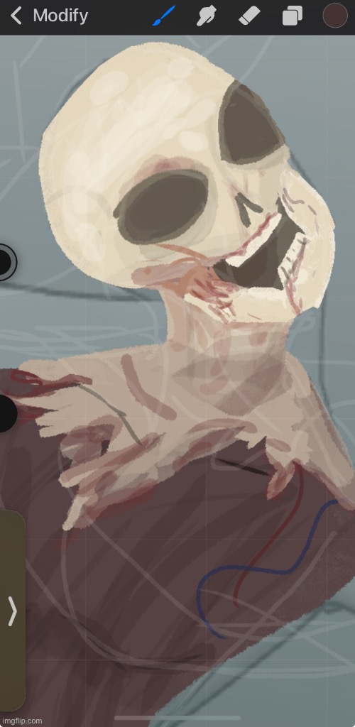 progress on a halloween drawing | made w/ Imgflip meme maker