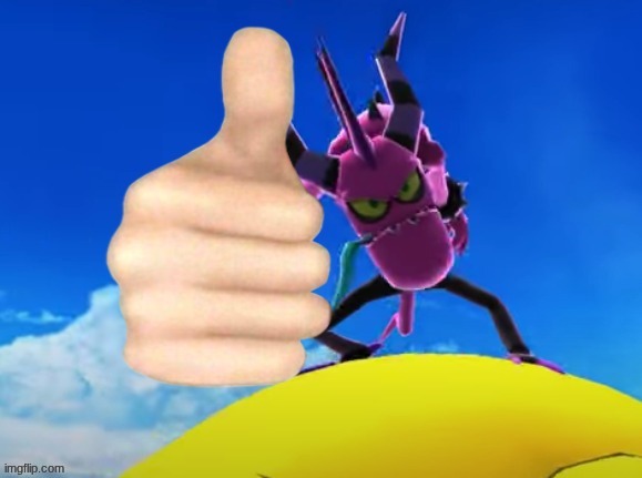 Thumbs Up Zazz | image tagged in thumbs up zazz | made w/ Imgflip meme maker