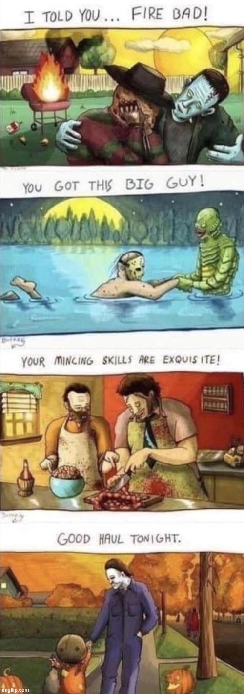 Halloween Horror | image tagged in halloween,memes,lattice climbing,creepypasta,dark humor,latticeclimbing | made w/ Imgflip meme maker