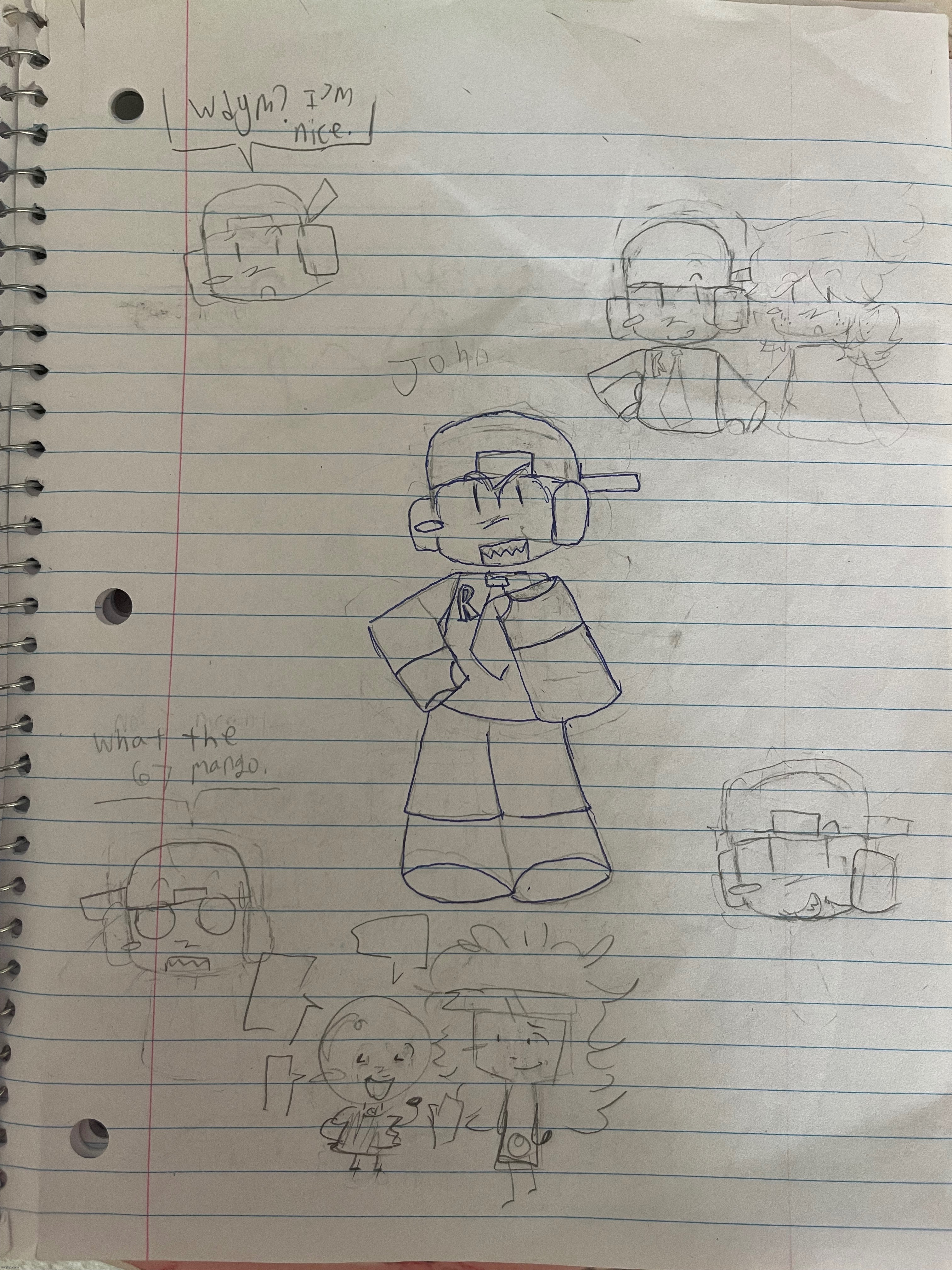 version of John for the game concept, ig (ignore yuri on the bottom) | made w/ Imgflip meme maker