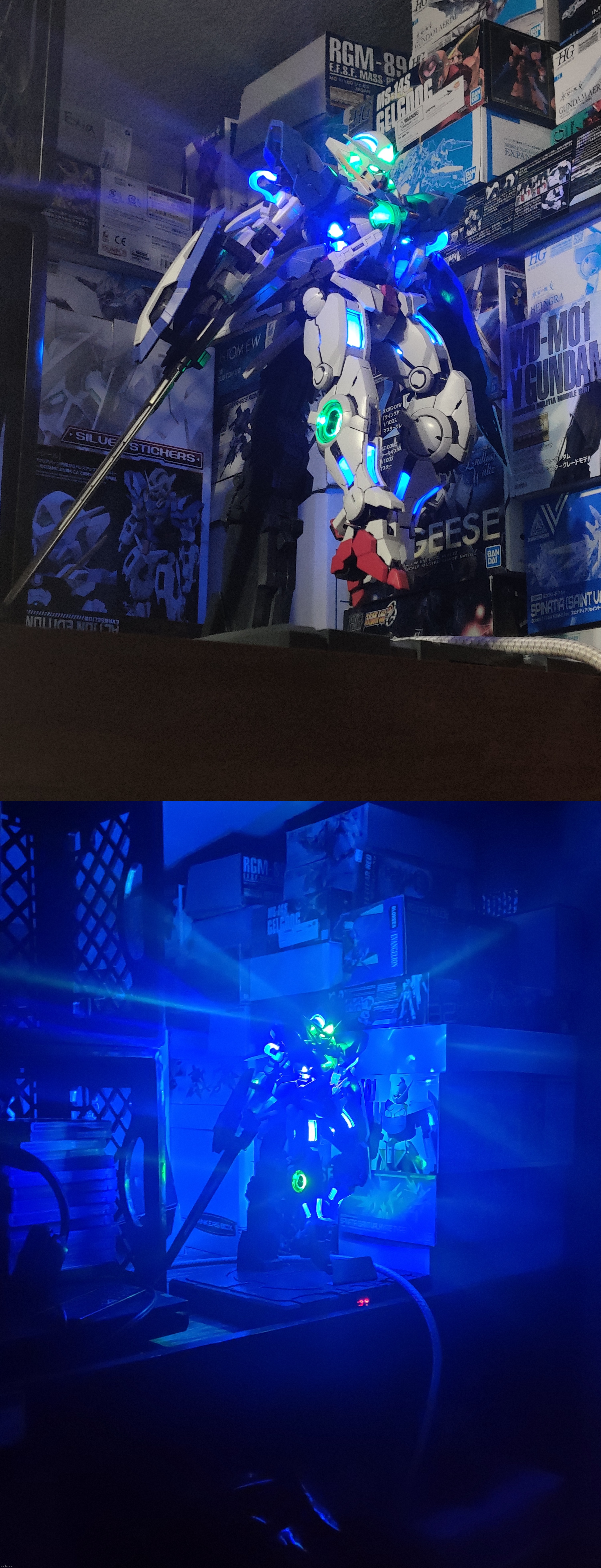 Finished PG exia | made w/ Imgflip meme maker