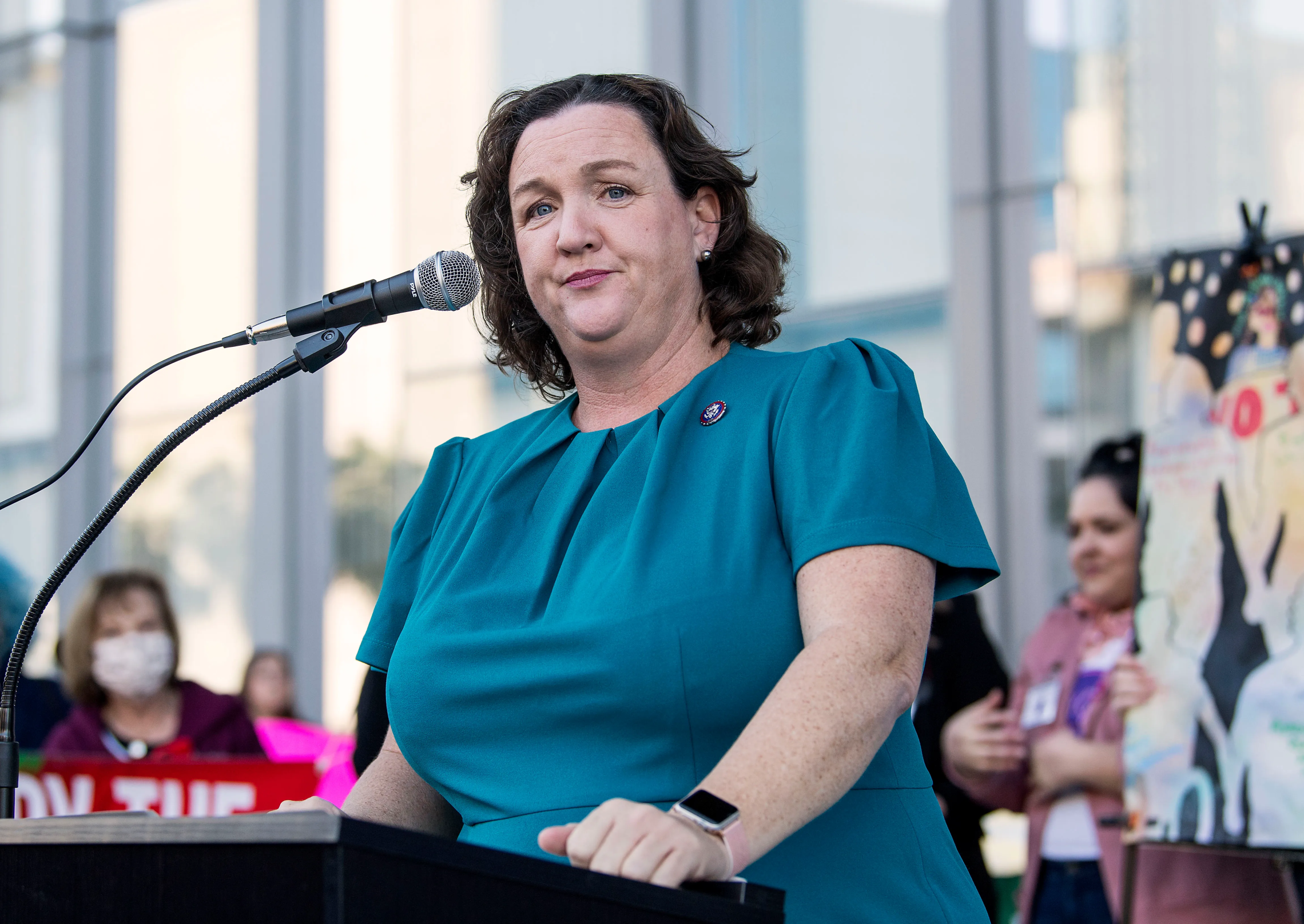 Katie Porter speech Blank Meme Template