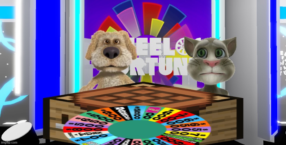 wheel of fortune tom and ben | image tagged in new wheel of fortune | made w/ Imgflip meme maker