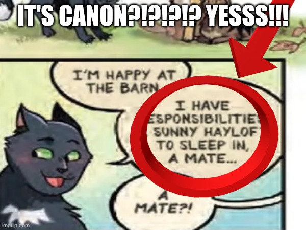 IT'S CANON?!?!?!? YESSS!!! | made w/ Imgflip meme maker