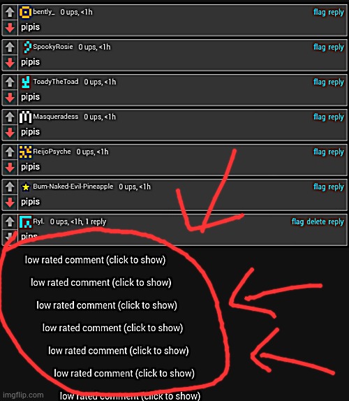 Im getting low rated by alts gng </3 | made w/ Imgflip meme maker
