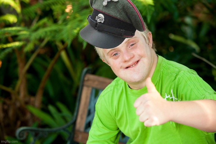 Downie Down Syndrome | image tagged in downie down syndrome | made w/ Imgflip meme maker