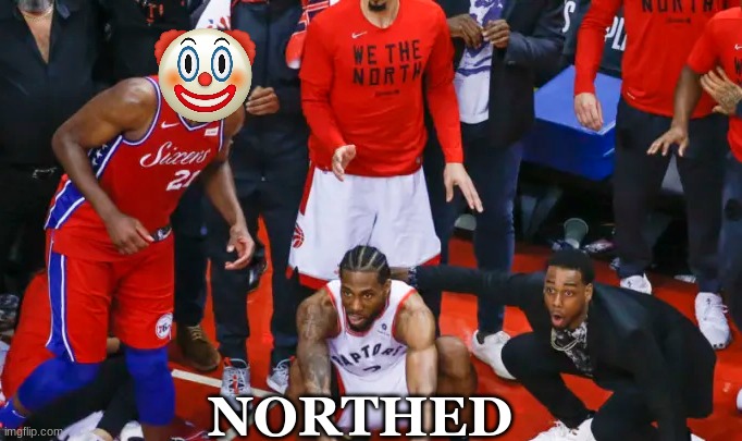 kawhi leanord shot meme | NORTHED | image tagged in memes,kawaii,toronto maple leafs,raptors,nba memes,sports | made w/ Imgflip meme maker