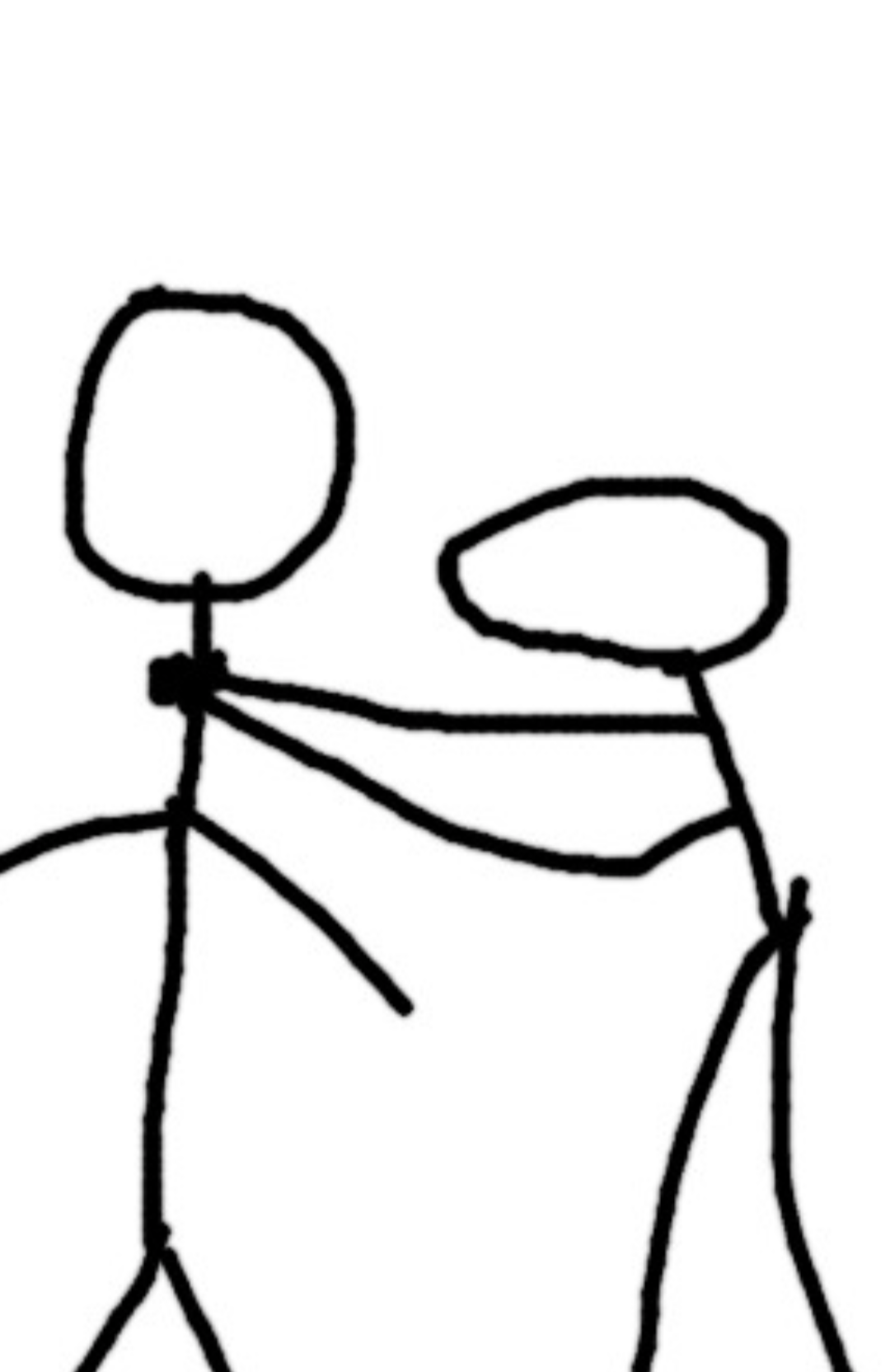 chocking you Blank Meme Template
