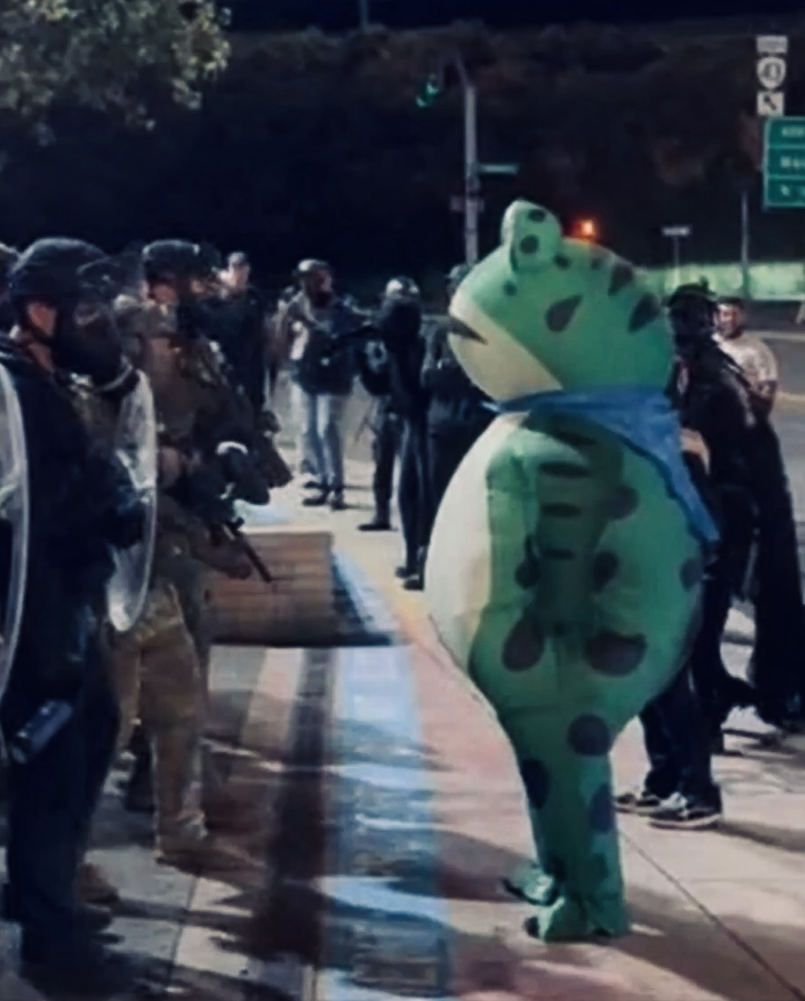 I am Portland frog Blank Meme Template