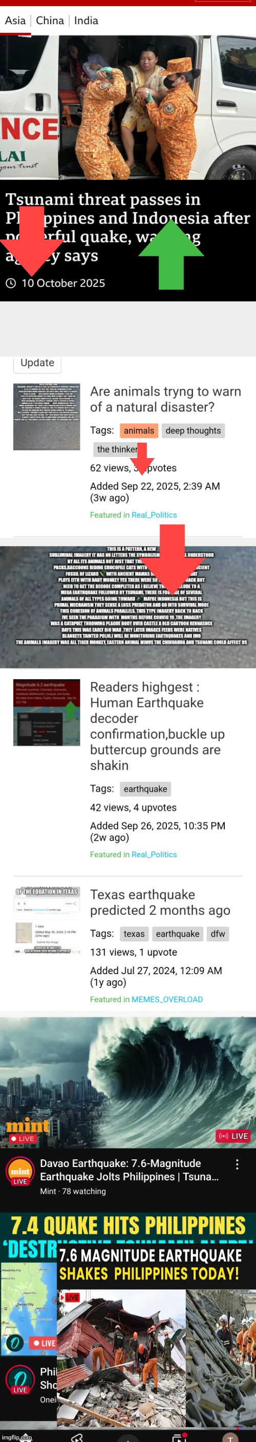 Readers highgest: Remote viewer Confirms earthquake Leaves scientist baffled | image tagged in earthquake,tsunami,wtf | made w/ Imgflip meme maker