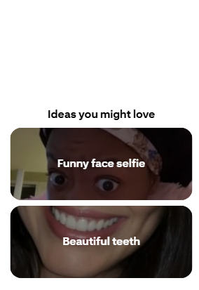 Pinterest "Ideas you might love" random generation Blank Meme Template