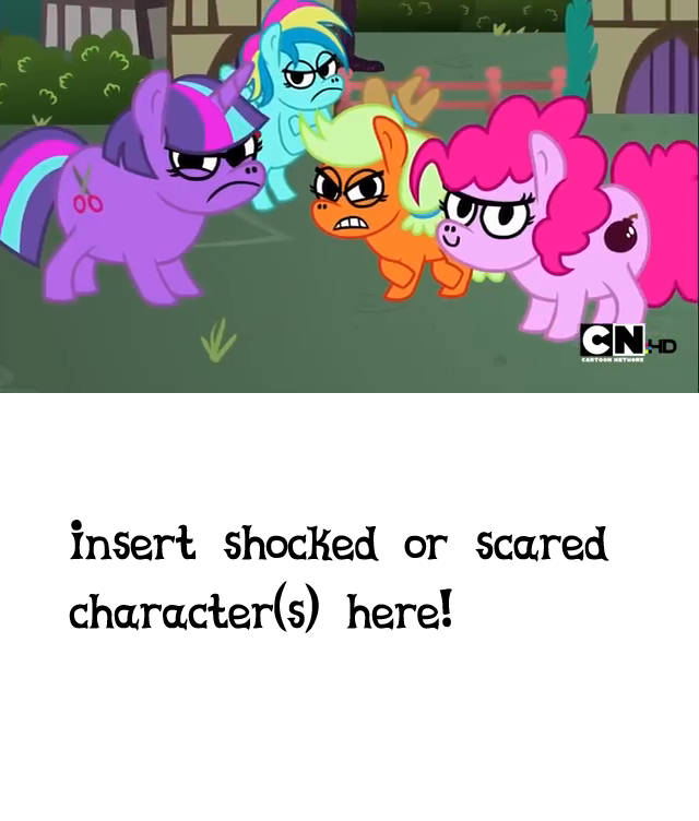 Who Reacts To My Little Pwny Blank Meme Blank Meme Template