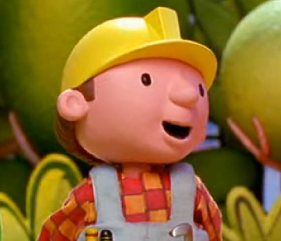 Bob the building scared Blank Meme Template