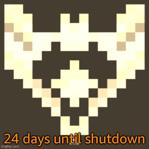 Cheze Icon Halloween Version | 24 days until shutdown | image tagged in cheze icon halloween version | made w/ Imgflip meme maker