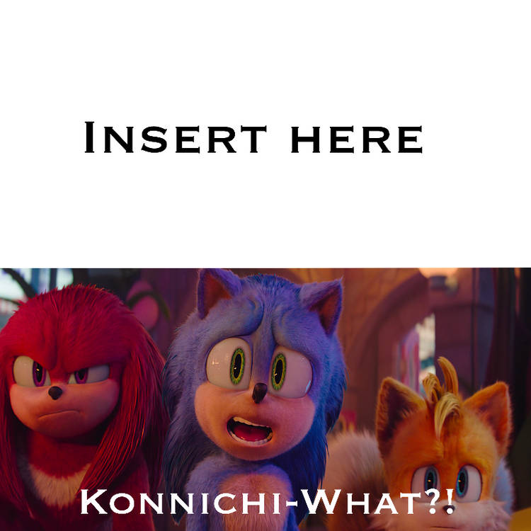 High Quality Sonic team react to what?! Blank Meme Template