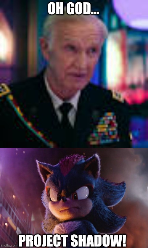 OH GOD... PROJECT SHADOW! | image tagged in you're a colorful bunch | made w/ Imgflip meme maker