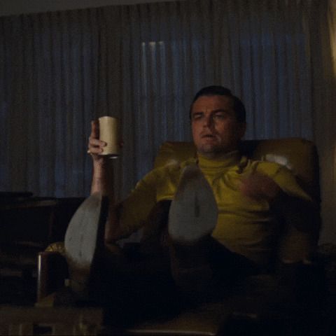 Leo pointing Blank Meme Template