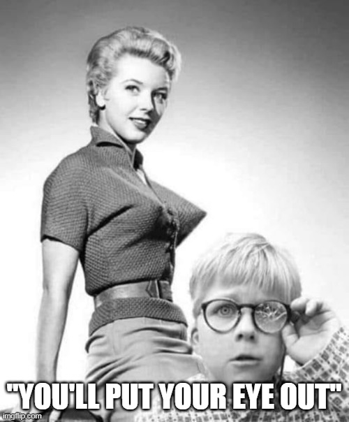 "YOU'LL PUT YOUR EYE OUT" | made w/ Imgflip meme maker