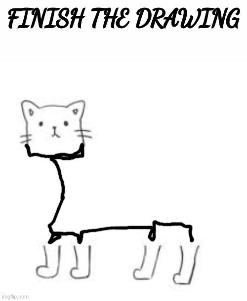 finish the drawing | image tagged in finish the drawing | made w/ Imgflip meme maker