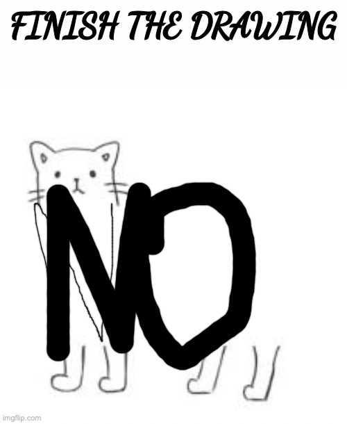 finish the drawing | image tagged in finish the drawing | made w/ Imgflip meme maker