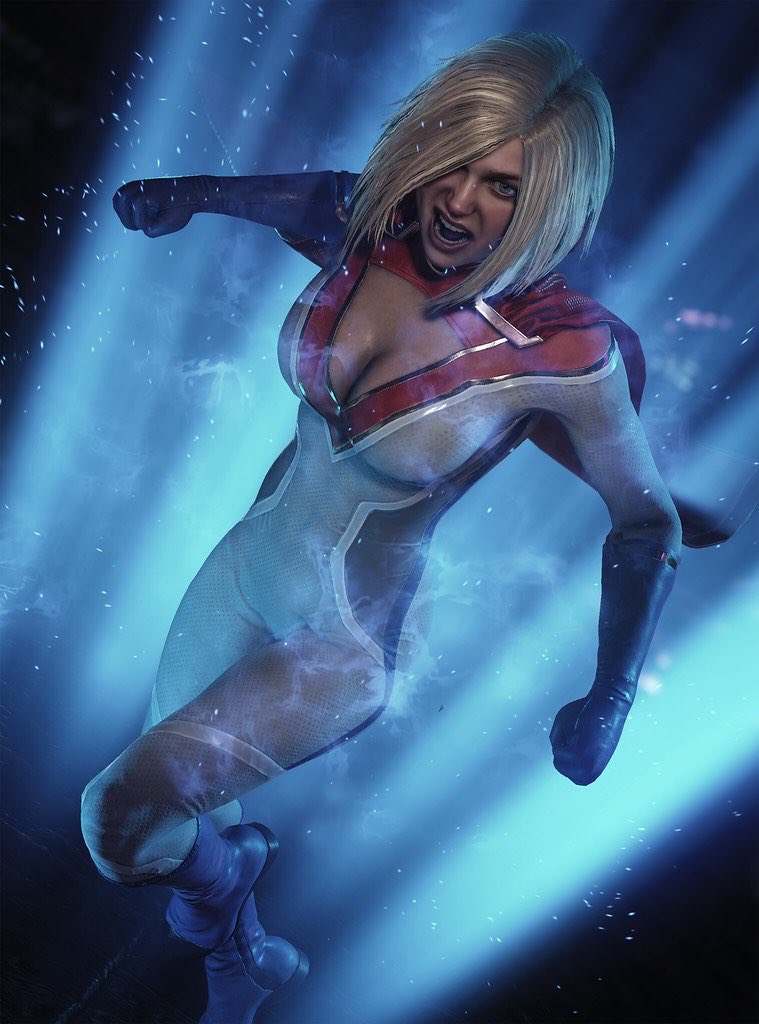 injusticeverse power girl Blank Meme Template