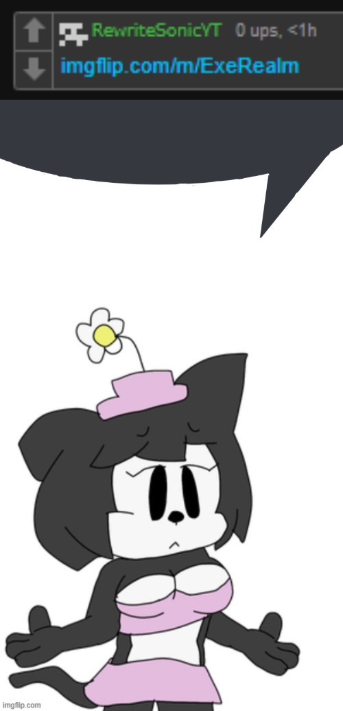 image tagged in discord speech bubble,groomervik's reaction image or something | made w/ Imgflip meme maker