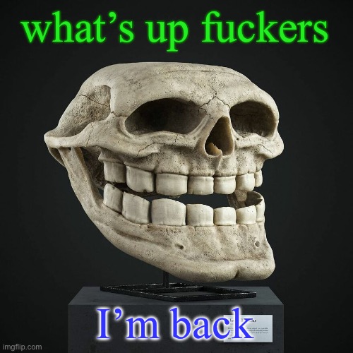 Boi. WHAT DID I MISS | what’s up fuckers; I’m back | image tagged in troll announcement temp | made w/ Imgflip meme maker
