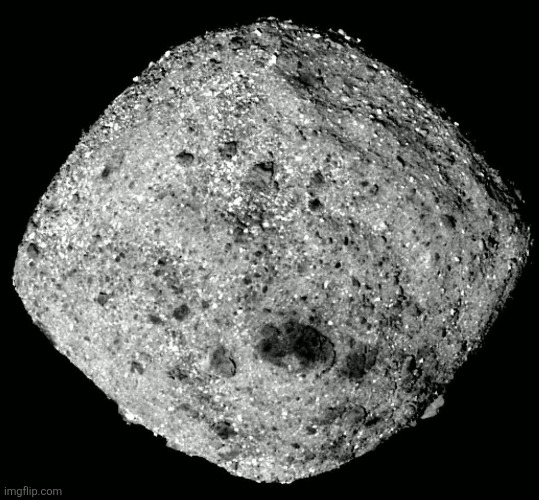 March 17th 2057 | image tagged in asteroid bennu | made w/ Imgflip meme maker