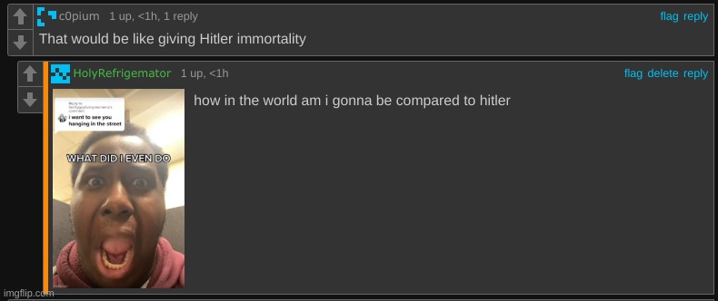 i asked for mod and this is the response bruh | made w/ Imgflip meme maker