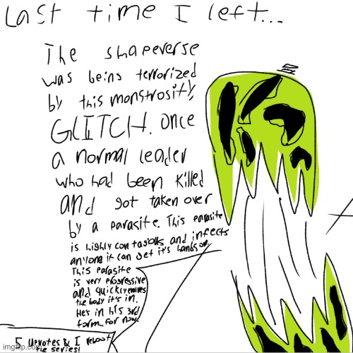 5 upvotes and I reboot the story :) (I got sloppy with the coloring) (nsfw for trypophobia) | made w/ Imgflip meme maker