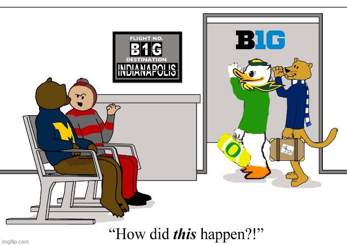 Oregon Ducks football meme | image tagged in memes,oregon,big 10,ohio state buckeyes,nfl memes | made w/ Imgflip meme maker