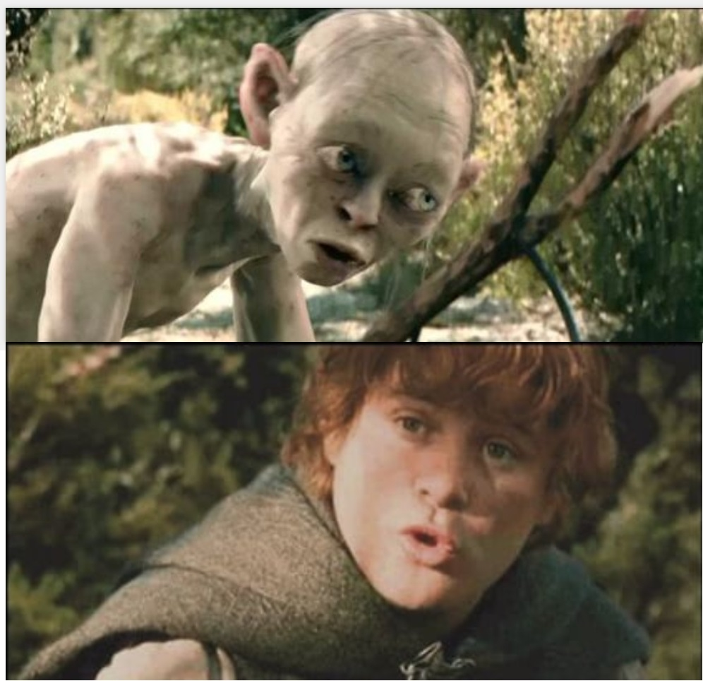Gollum Potatoes Blank Meme Template