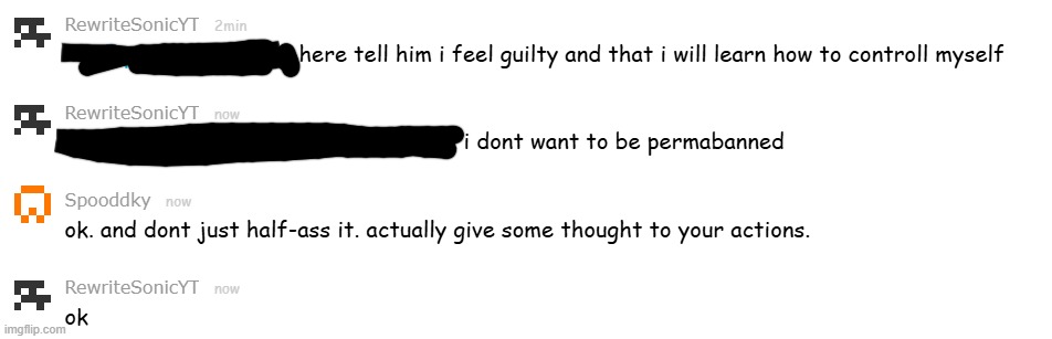 just talked with rewrite. | made w/ Imgflip meme maker