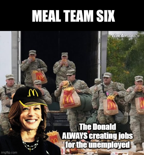 The Donald ALWAYS creating jobs for the unemployed | made w/ Imgflip meme maker