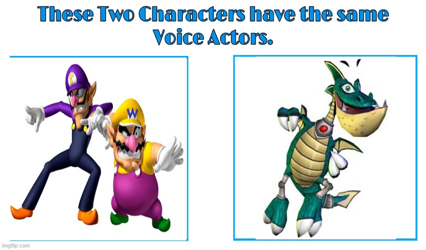Charles Martinet 2 | image tagged in same voice actor,charles martinet,super mario,nintendo,mad dash racing,xbox | made w/ Imgflip meme maker