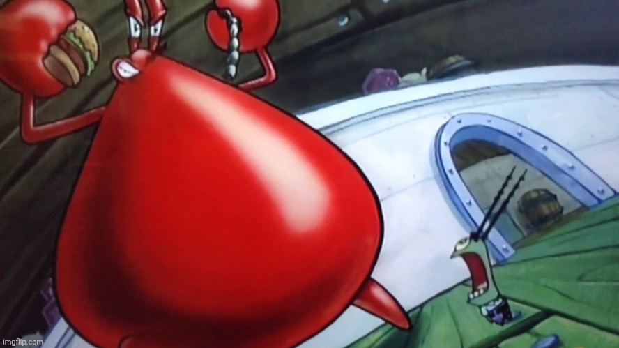 Naked Krabs | image tagged in naked krabs | made w/ Imgflip meme maker