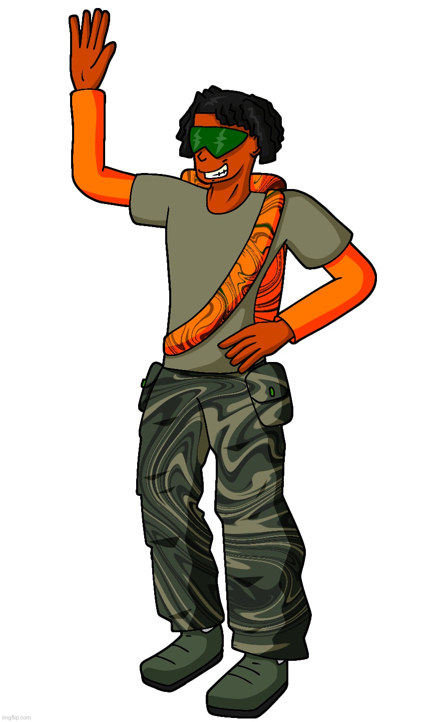 this is Mann Solo. He's one of the shopkeepers in Galactic groove, he works at a convenience store | made w/ Imgflip meme maker