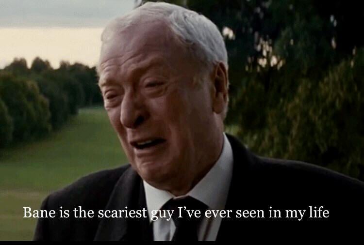 Bane is the Scariest Guy Blank Meme Template