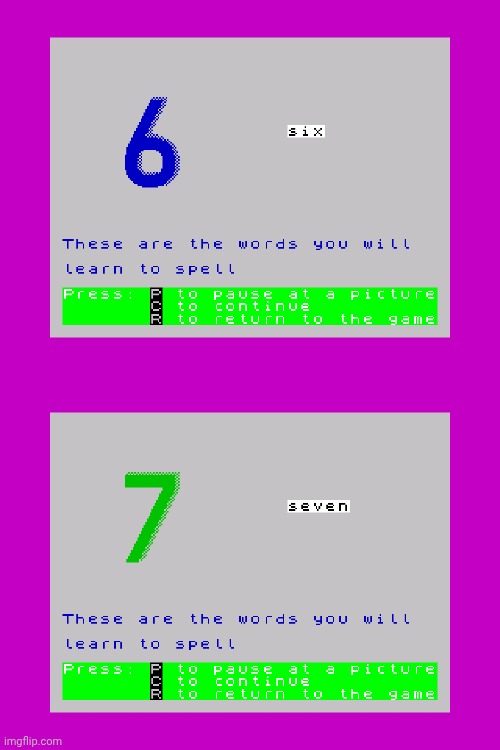 ZX Spectrum six seven | image tagged in zx spectrum 6,zx spectrum 7 | made w/ Imgflip meme maker