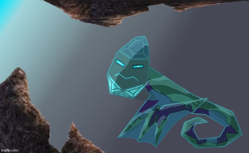 Bit of a dark mood lately so I Figured id share a Fakemon i just finished, I attempted to shade (Rocks were PNG from here) | made w/ Imgflip meme maker