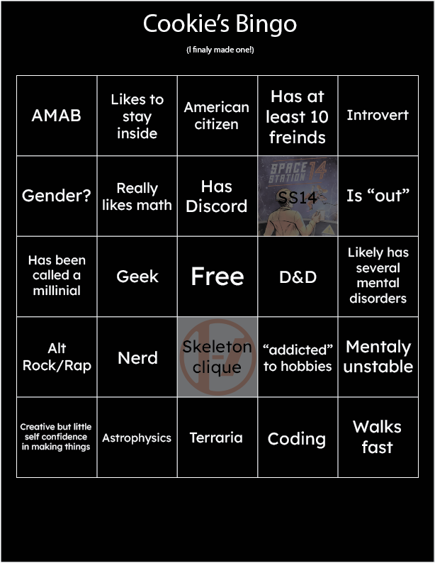 Cookie's first bingo Blank Meme Template