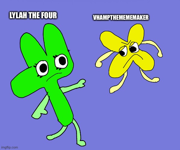 Me Vs the Devil | VHAMPTHEMEMEMAKER; LYLAH THE FOUR | image tagged in drawing,art,oc,vhampthemememaker,imgflip users,toxic | made w/ Imgflip meme maker