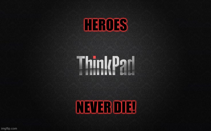 Lenovo ThinkPad Template Blank Meme Template