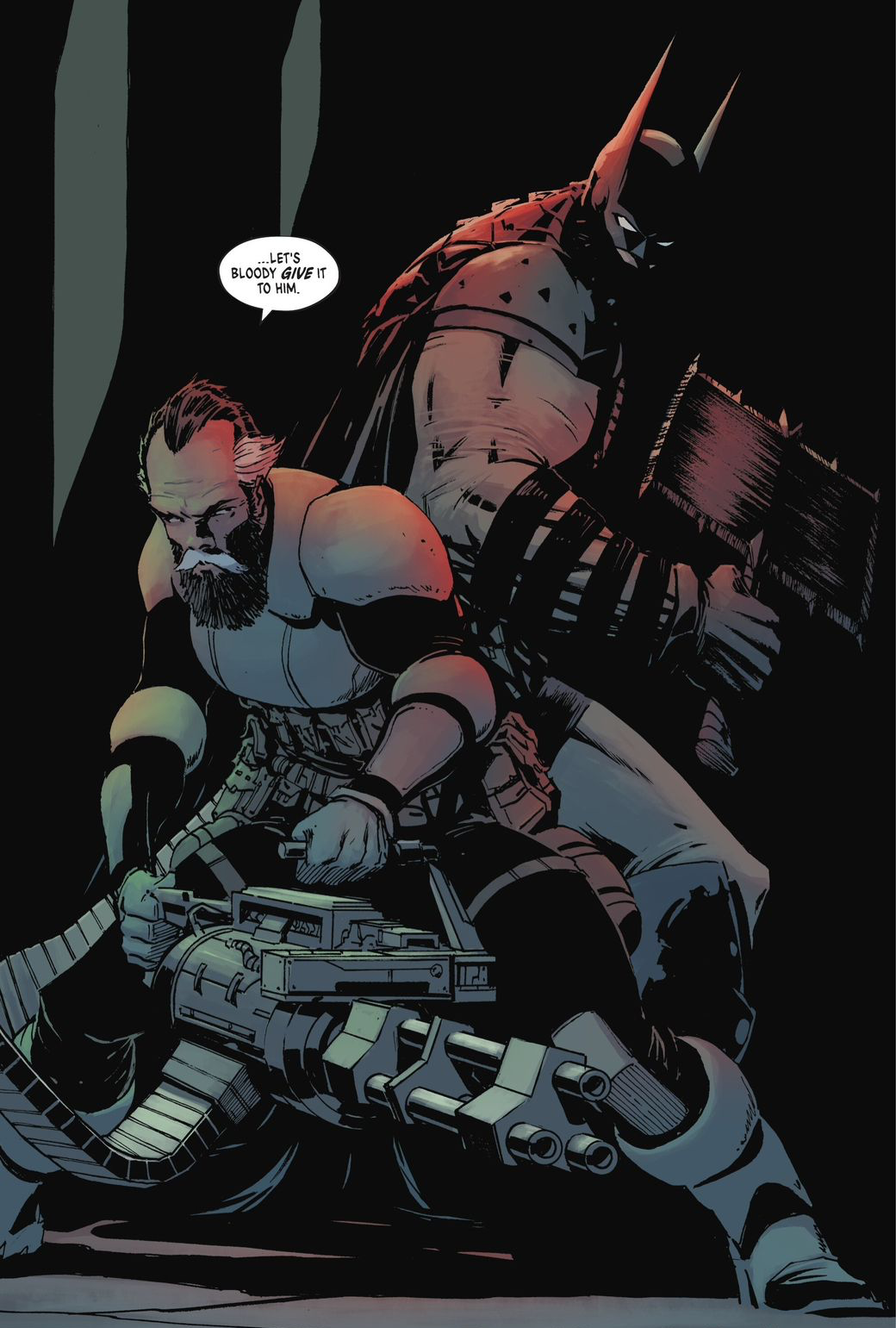 Absolute Batman and Alfred Blank Meme Template